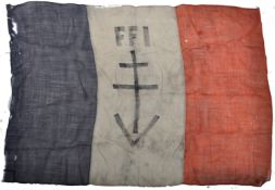 WWII SECOND WORLD WAR PERIOD FRENCH FLAG