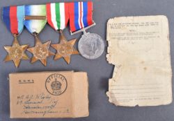 WWII SECOND WORLD WAR MEDAL GROUP - ARMY AIR CORPS INTEREST