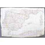 WWII SECOND WORLD WAR SILK ESCAPE MAP - FRANCE