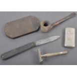 COLLECTION OF ASSORTED WWII ' ESCAPE & EVADE ' ITEMS