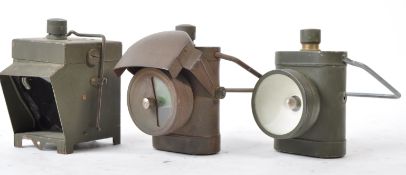 WWII SECOND WORLD WAR COLLECTION OF BICYCLE LANTERNS