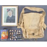 COLLECTION OF ASSORTED WWII ARP / CIVIL DEFENCE RELATED ITEMS