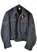 ORIGINAL WWII 1943 RAF AIRCREW SIGNALLERS UNIFORM BLOUSE
