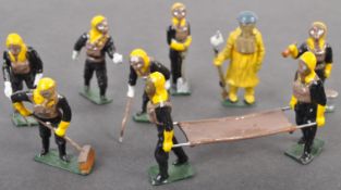 RARE TAYLOR & BARRETT LEAD SOLDIER / FIGURE SET ARP DECONTAMINATION