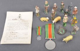 COLLECTION OF WWII SECOND WORLD WAR WOMEN'S LAND ARMY ITEMS