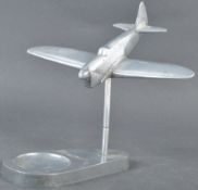 WWII SECOND WORLD WAR RAF TYPHOON ALUMINIUM ASHTRAY