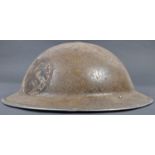 WWII SECOND WORLD WAR ST JOHN'S AMBULANCE BRODIE HELMET