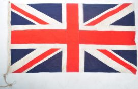 VINTAGE WWII INTEREST LARGE UNION FLAG DATED 1939