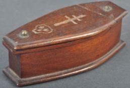 UNUSUAL WWII FRENCH RESISTANCE INTEREST ' DEATH COFFIN '