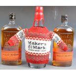 THREE BOTTLES OF AMERICAN KENTUCKY BOURBON WHISKEY