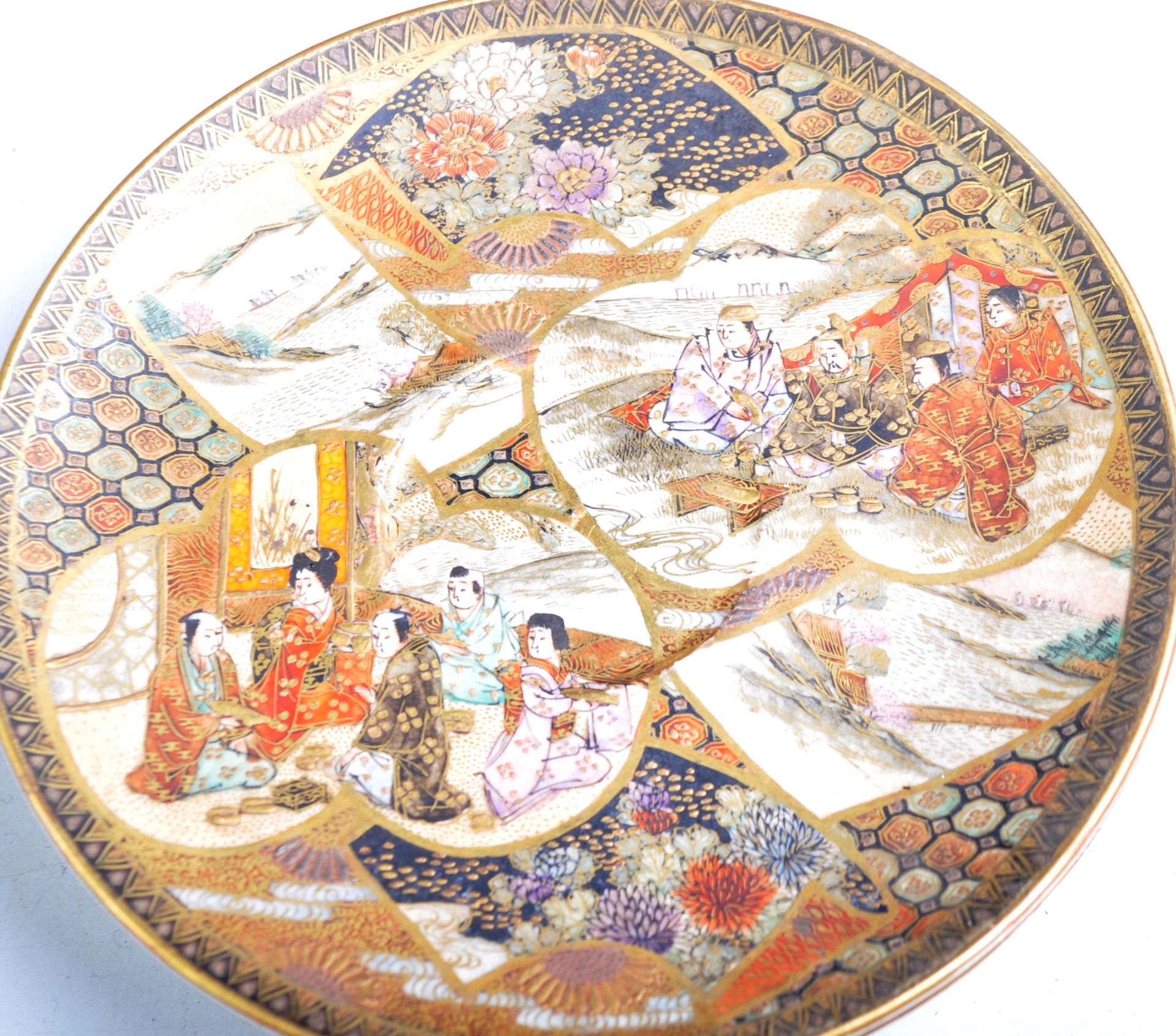 BEAUTIFULL JAPANESE MEIJI PERIOD SATSUMA TEASET - Image 7 of 11