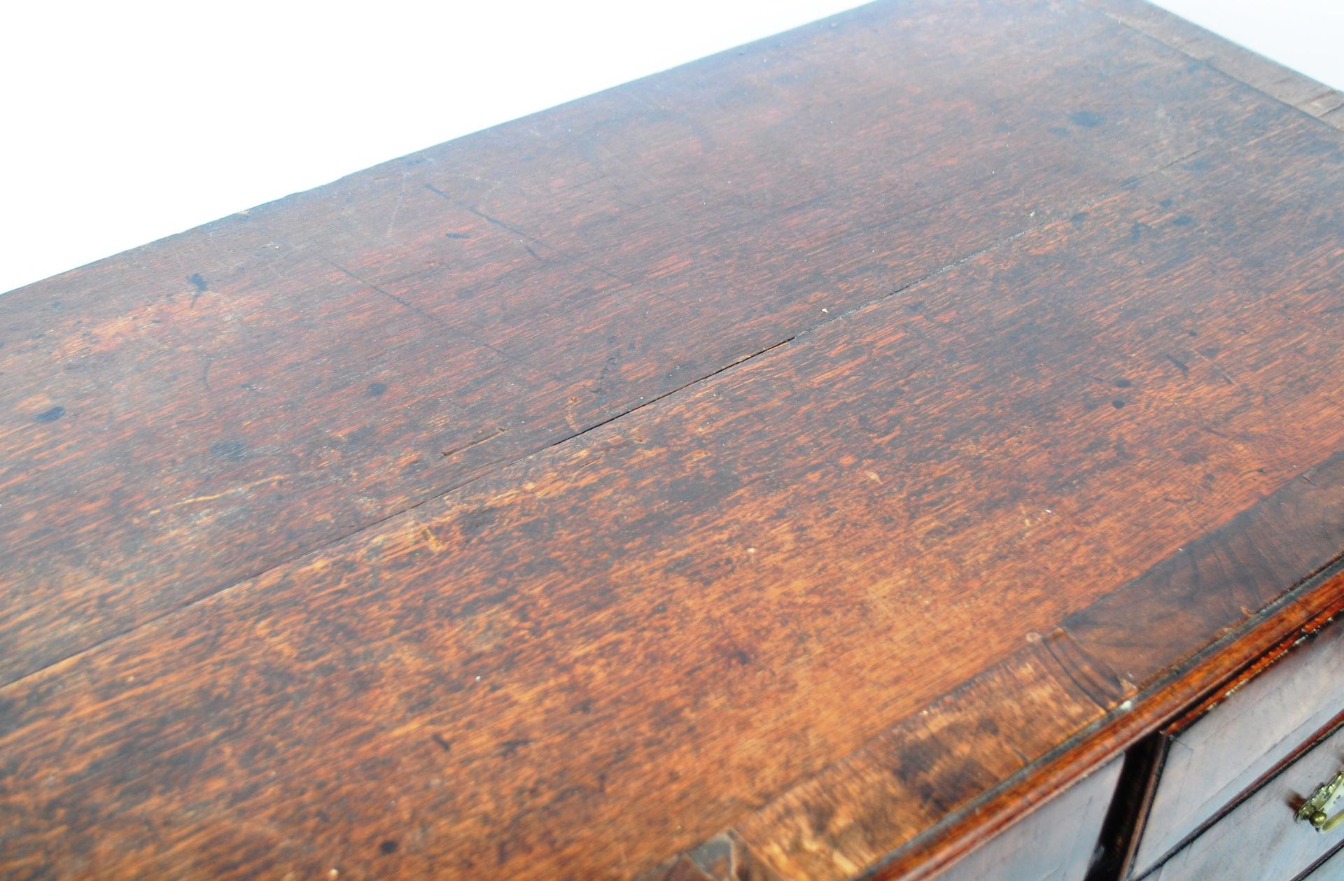 ANTIQUE 17TH CENTURY QUEEN ANNE WALNUT CHEST OF DRAWERS - Image 3 of 7