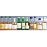 COLLECTION OF ASSORTED SINGLE MALT WHISKY MINIATURES