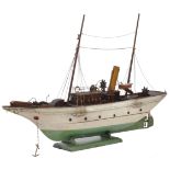 20TH CENTURY HAND BUILT MODEL OF A TRAWLER STEAM BOAT