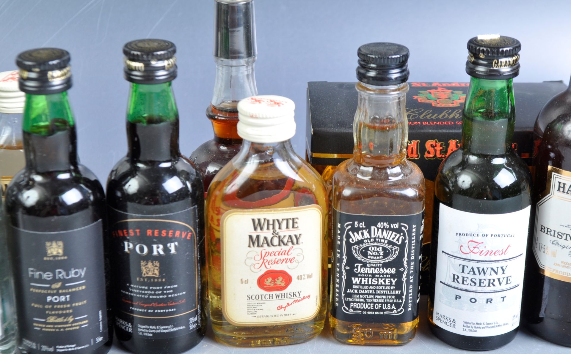 COLLECTION OF ASSORTED ALCOHOL MINIATURES INCLUDING WHISKY & PORT - Image 3 of 4