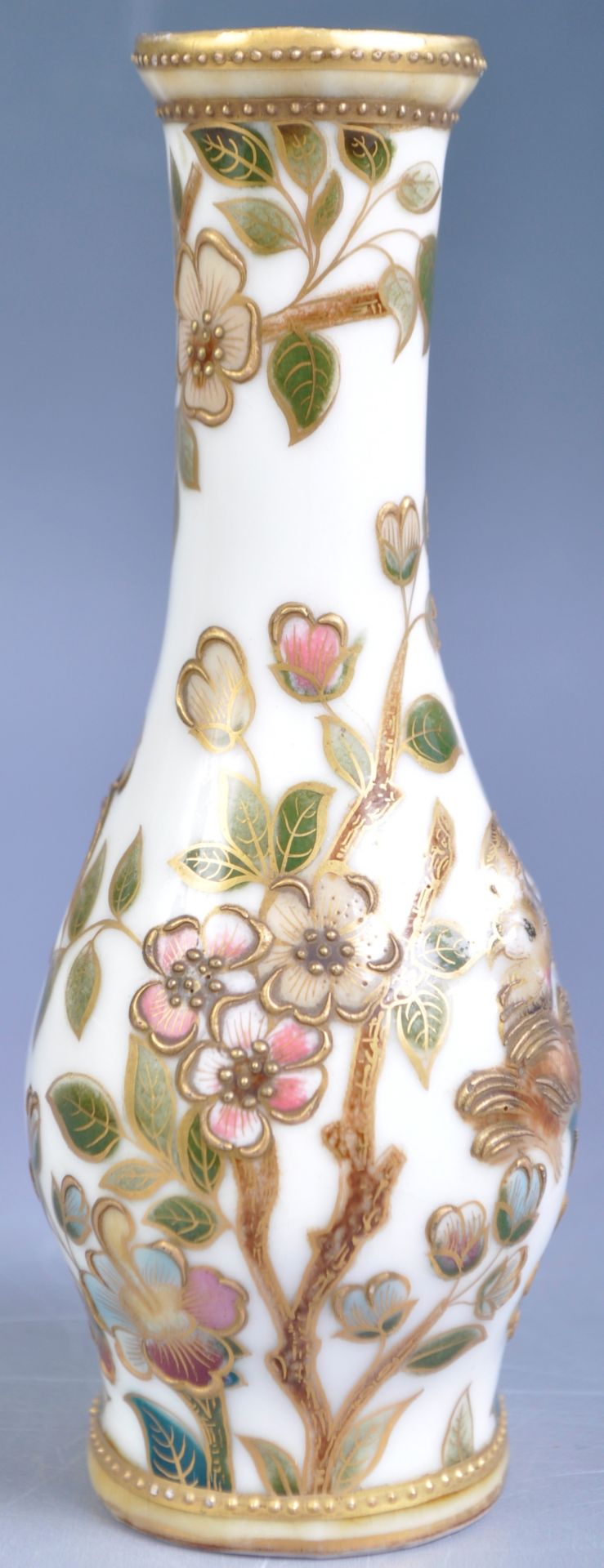 ZSOLNAY PECS 19TH CENTURY HUNGARIAN PORCELAIN VASE - Image 4 of 7