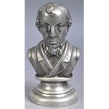 ANTIQUE VICTORIAN PEWTER BENJAMIN DISRAELI SANDER