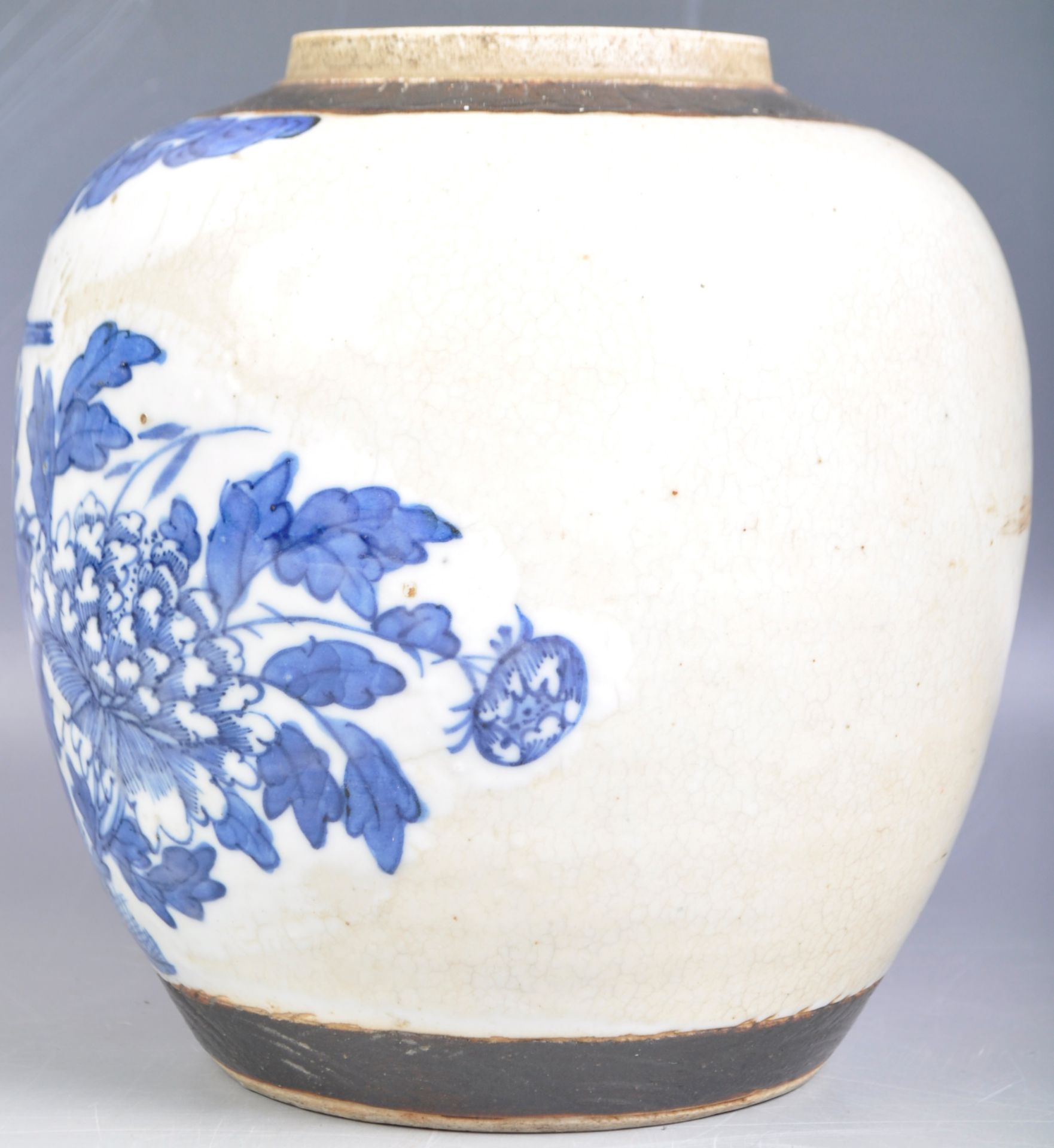 18TH CENTURY CHINESE BLUE & WHITE GINGER JAR - Bild 2 aus 7