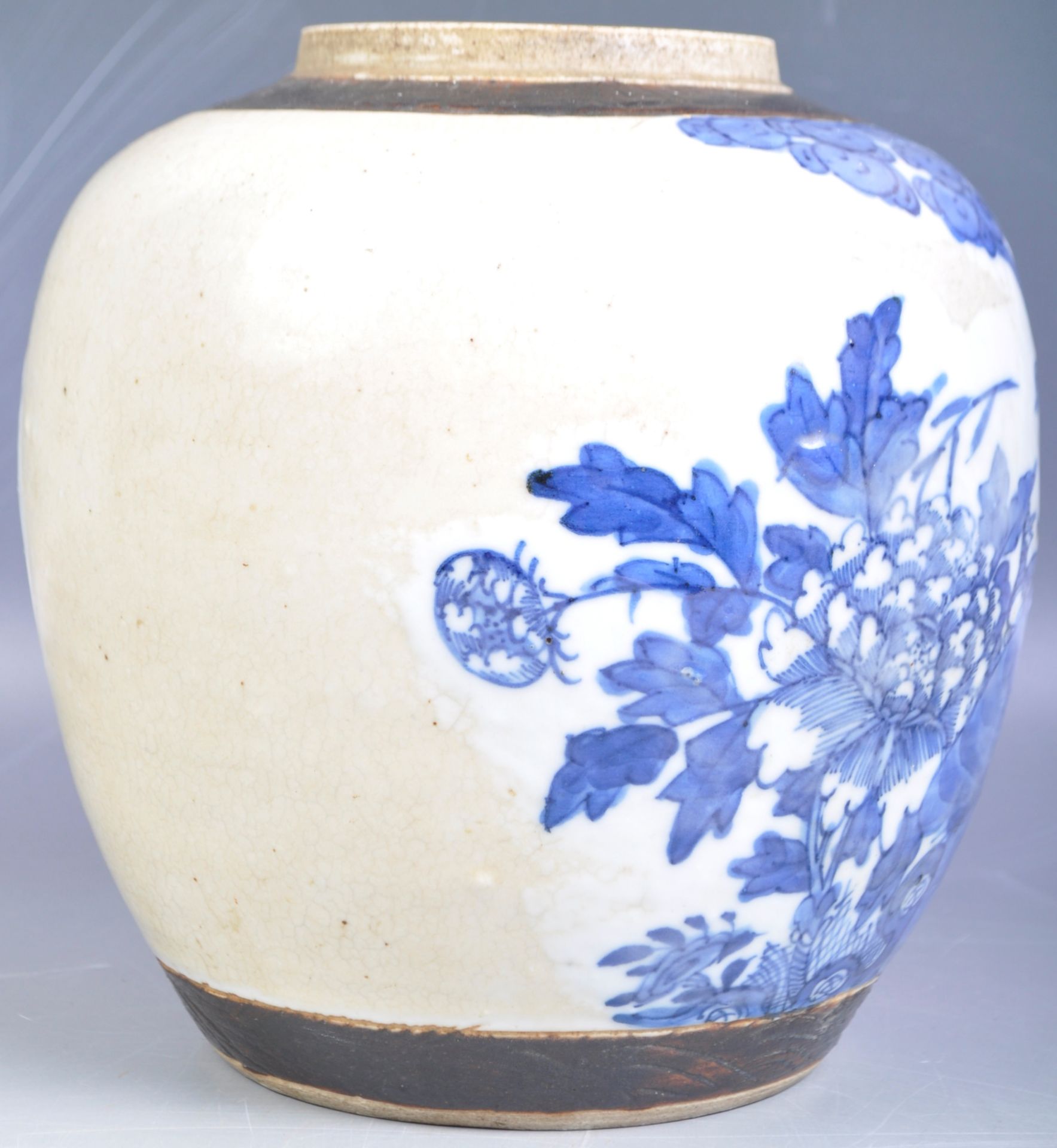 18TH CENTURY CHINESE BLUE & WHITE GINGER JAR - Bild 4 aus 7