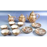 BEAUTIFULL JAPANESE MEIJI PERIOD SATSUMA TEASET