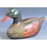 EARLY 20TH CENTURY HAND CARVED DECOY MALLARD DUCK