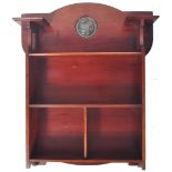 ARTS AND CRAFTS LIBERTY MANNER MAHOGANY WALL BOOKCASE