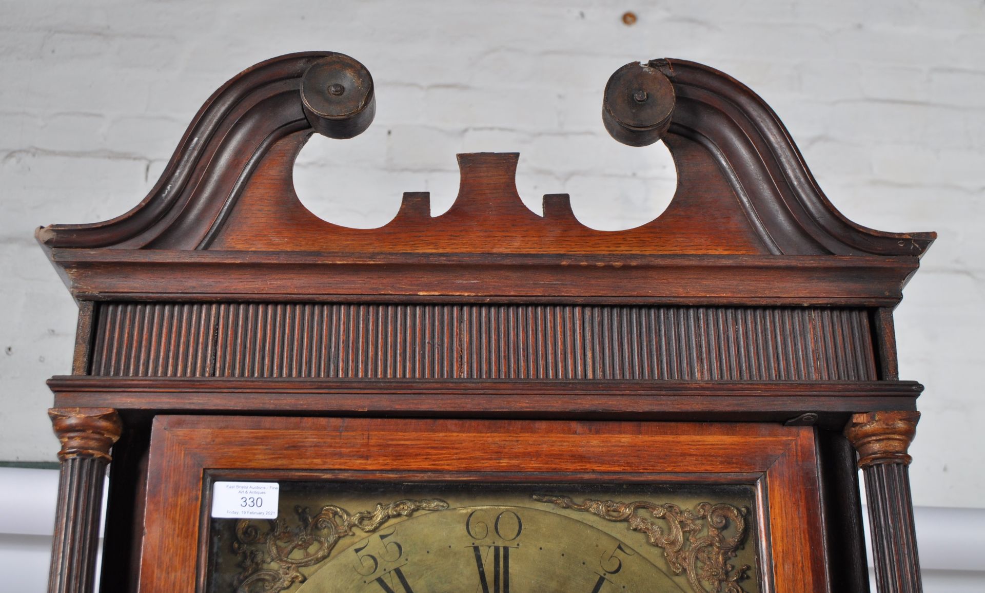 18TH CENTURY LAWSON NEWTON - LE - WILLOWS MOONPHASE LONGCASE CLOCK - Image 2 of 16