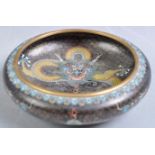 19TH CENTRUY ORIENTAL CLOISONNE ENAMELED DISH