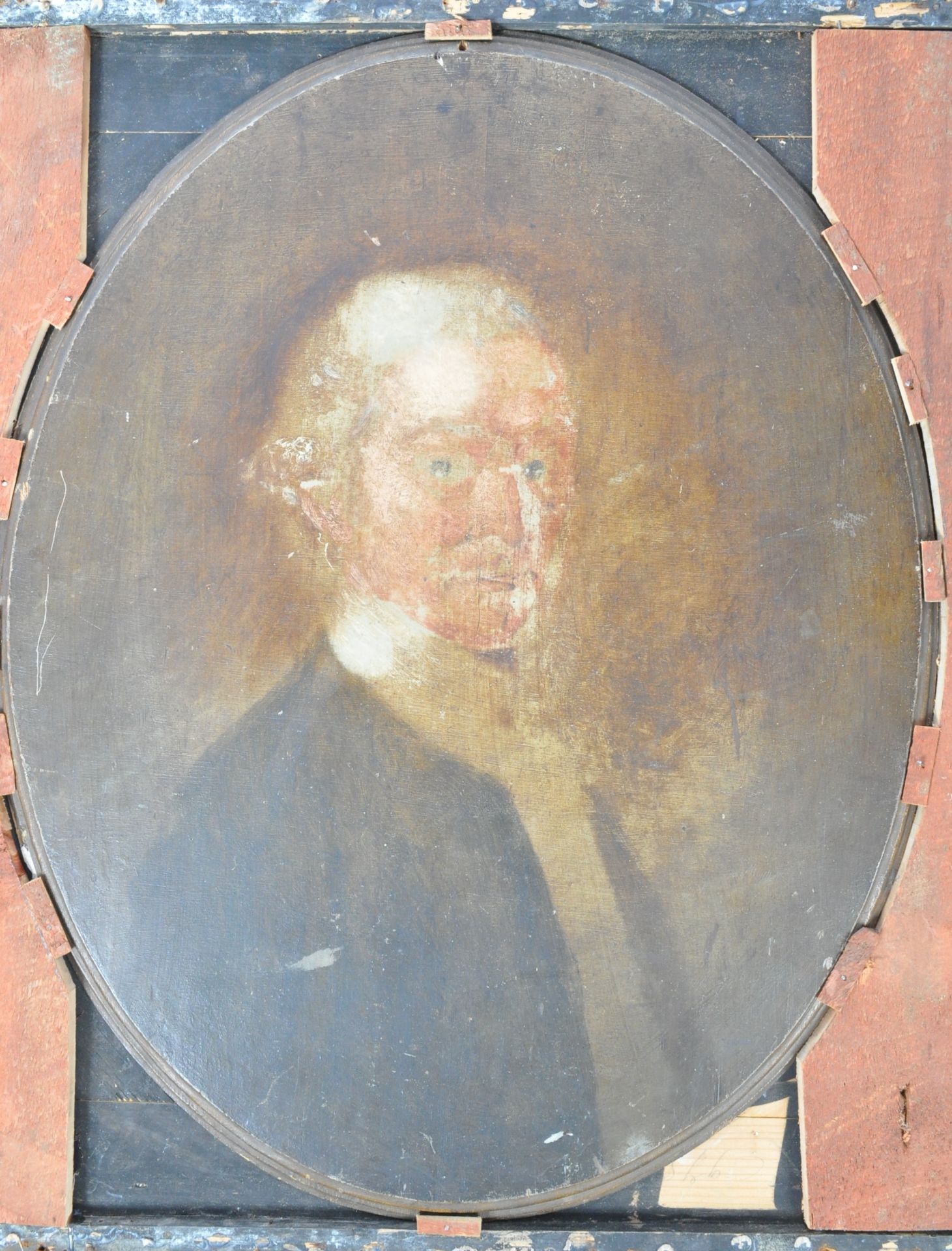 19TH CENTURY ENGLISH SCHOOL OIL ON BOARD PORTRAIT PAINTING - Image 6 of 6
