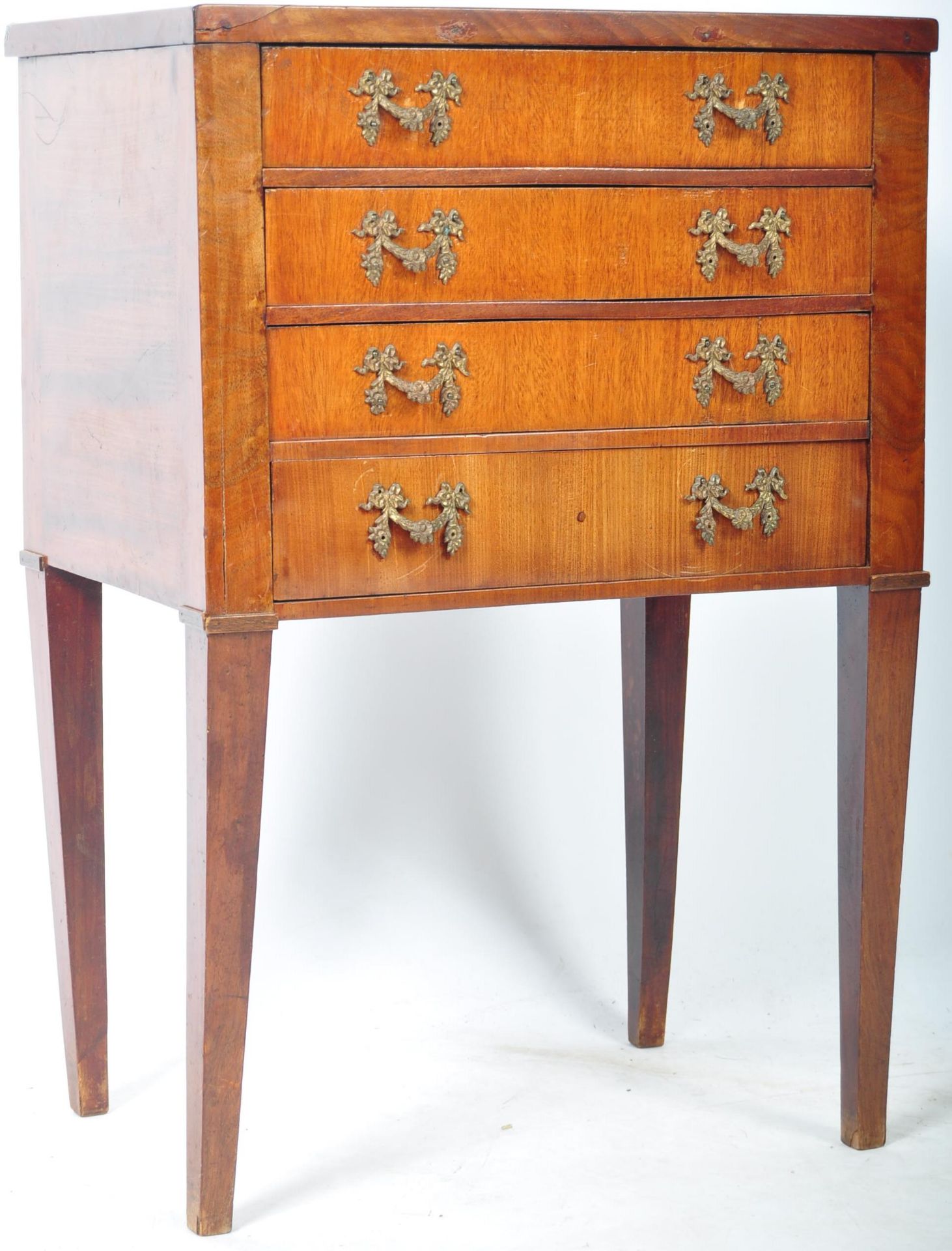 19TH CENTURY ANTIQUE CHEST OF DRAWERS ON STAND