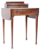 JAMES SHOOLBRED & CO VICTORIAN MAHOGANY LADIES WRITING DESK