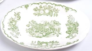 MASONS IRONSTONE FRUIT BASKET DINNER SERVICE