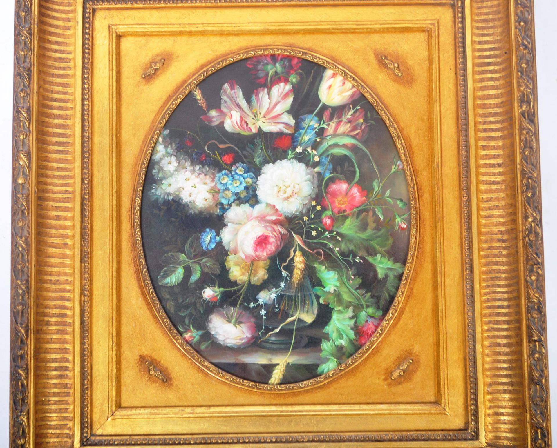 18TH CENTURY STYLE OIL ON CANVAS STILL LIFE PAINTING - Image 2 of 5