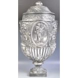 LARGE 19TH CENTURY GEORGIAN SILVERPLATED URN OF CLASSICAL FORM