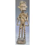 19TH CENTURY INDIAN TRIBAL BASTAR TRIBE DHORKA WINGED FIGURE