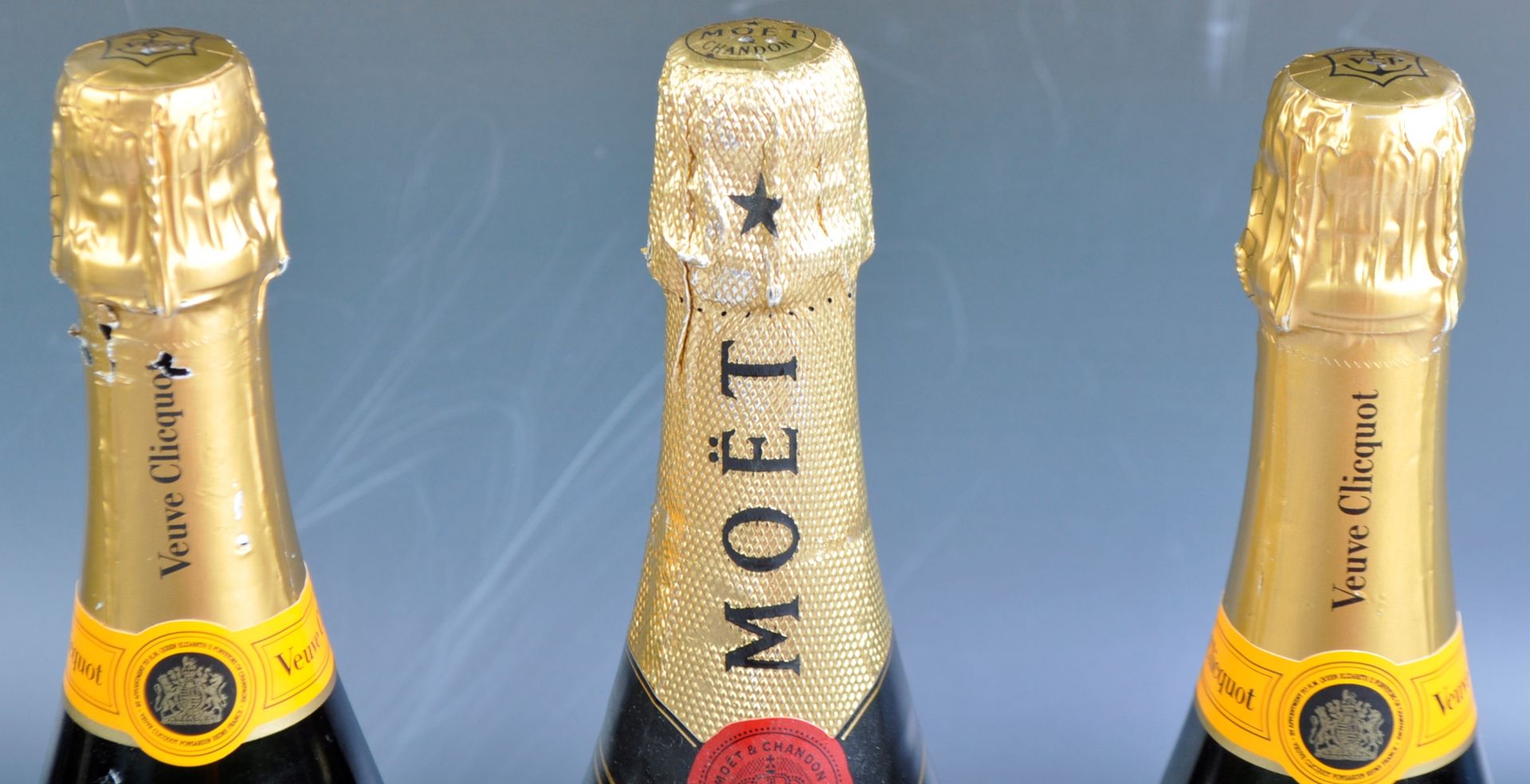 THREE BOTTLES OF FRENCH CHAMPAGNE INCLUDING MOET - Image 2 of 2