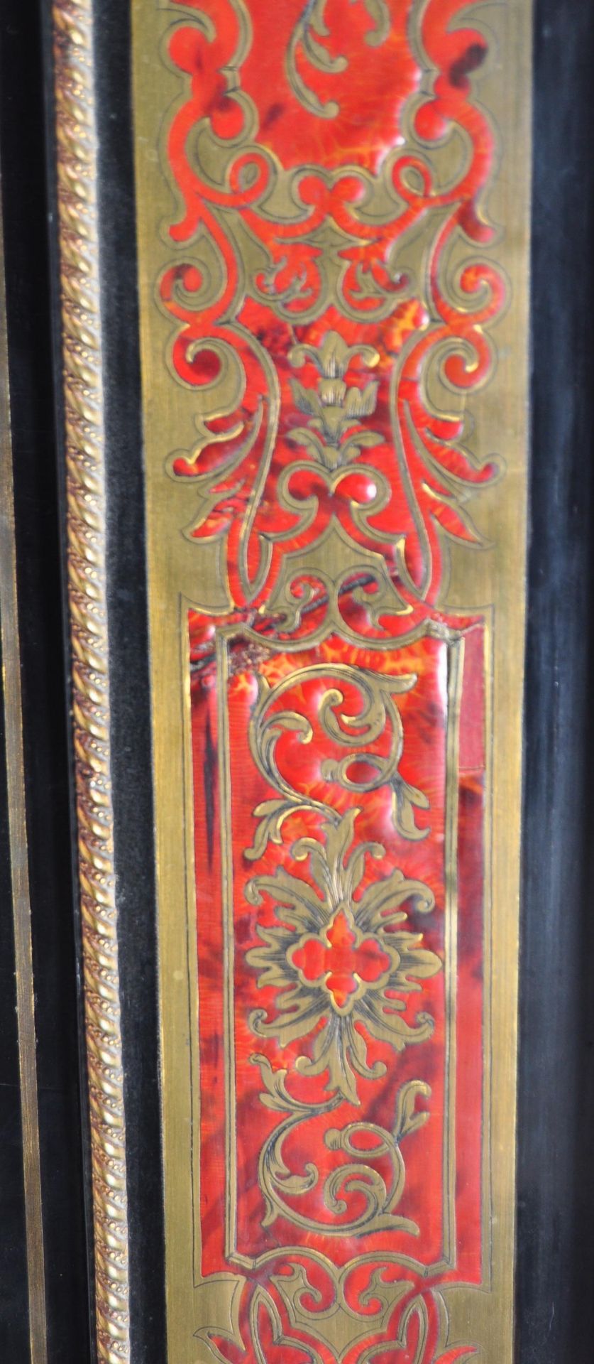 19TH CENTURY BOULLE WORK RED TORTOISESHELL PIER CABINET - Image 4 of 8