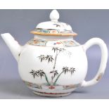 19TH CENTURY CHINESE HAND PAINTED CERAMIC TEAPOT