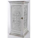 19TH CENTURY ITALIAN PAINTED MUSEUM BUST STAND / CUPBOARD