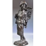 19TH CENTURY JAPANESE MEIJI BRONZE FIGURE BY SEIYA CHU