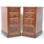 PAIR OF ANTIQUE 19TH CENTURY MAHOGANY BEDSIDE CHESTS