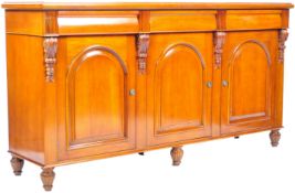 VICTORIAN ENGLISH REPRODUCTION MAHOGANY SIDEBOARD CREDENZA