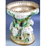 LARGE AND IMPRESSIVE MOORE BROS PORCELAIN TABLE CENTERPIECE