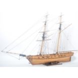 IMPRESSIVE EARLY 20TH CENTURY SCRATCH BUILT MODEL BOAT