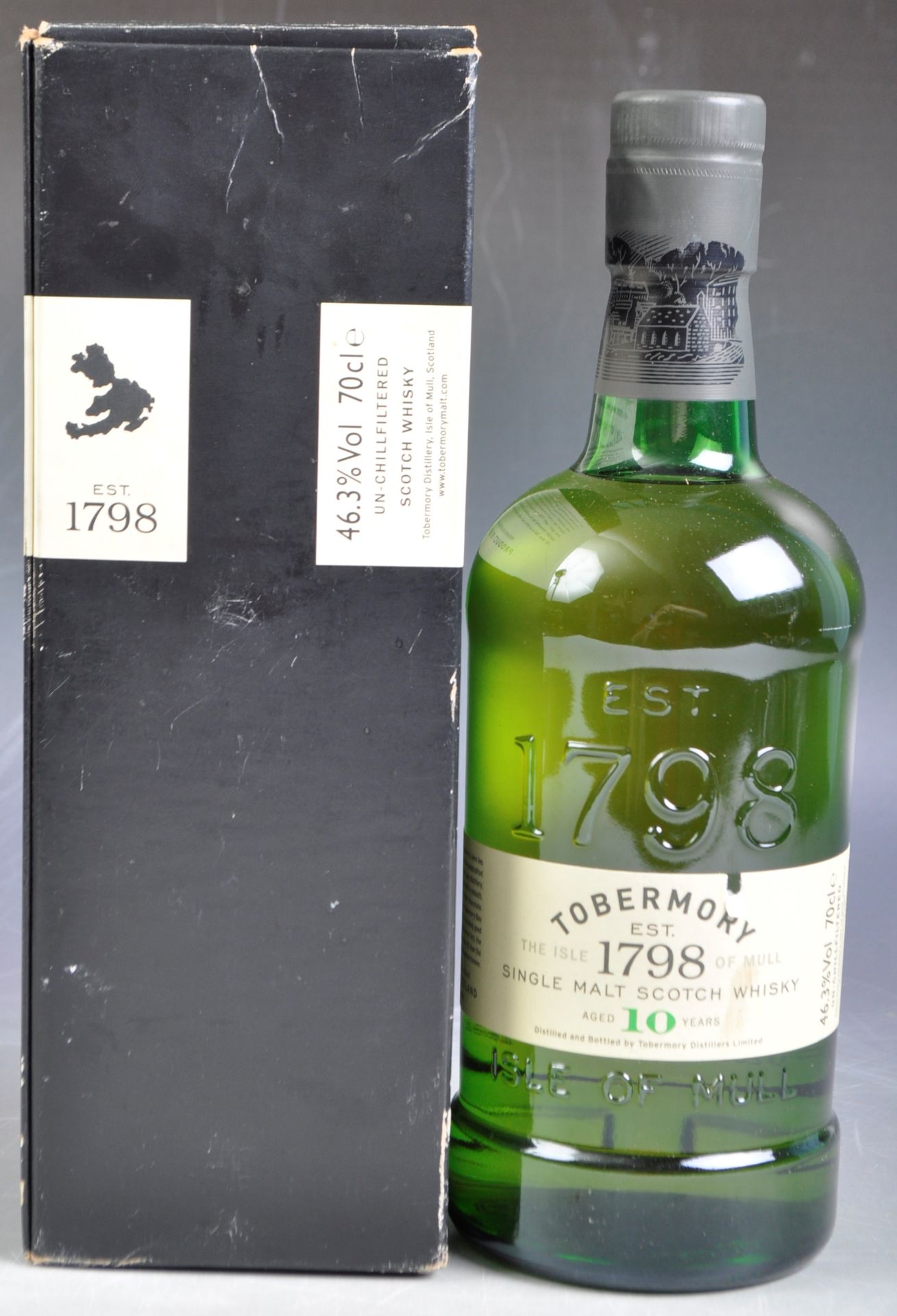 BOTTLE OF ISLE OF MULL TOBERMORY SINGLE MALT