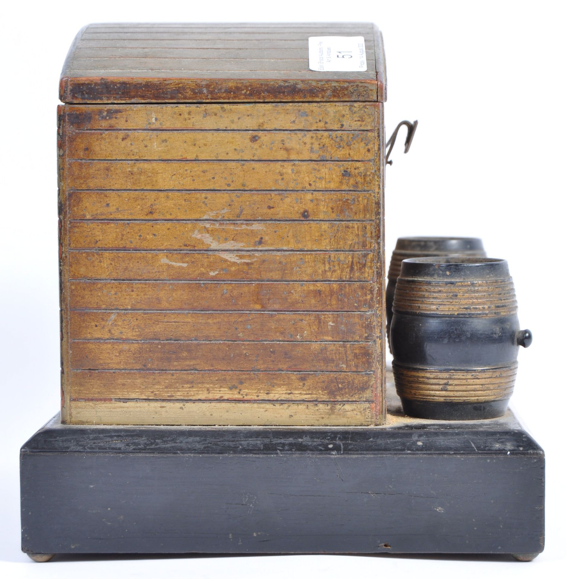 RARE 19TH CENTURY FRENCH CIGAR BOX 'CIGARES' SHOP - Image 3 of 5