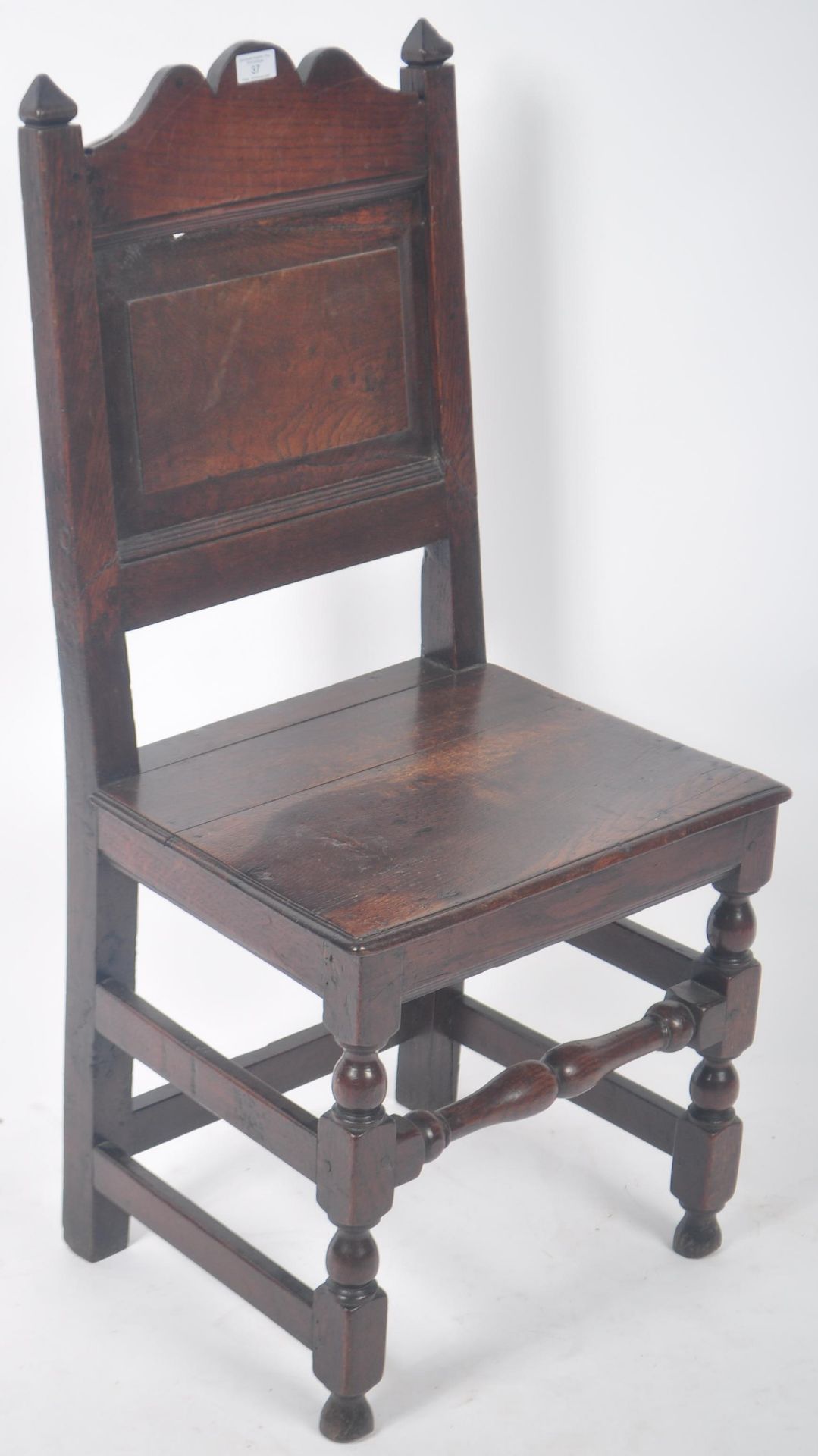 17TH CENTURY ENGLISH OAK DINING / HALL CHAIR - Image 2 of 8