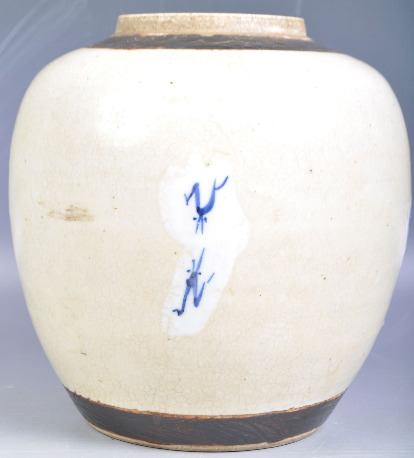 18TH CENTURY CHINESE BLUE & WHITE GINGER JAR - Bild 3 aus 7