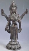 19TH CENTURY INDO TIBETAN BRONZE DEITY FIGURE OF TARA