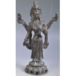 19TH CENTURY INDO TIBETAN BRONZE DEITY FIGURE OF TARA